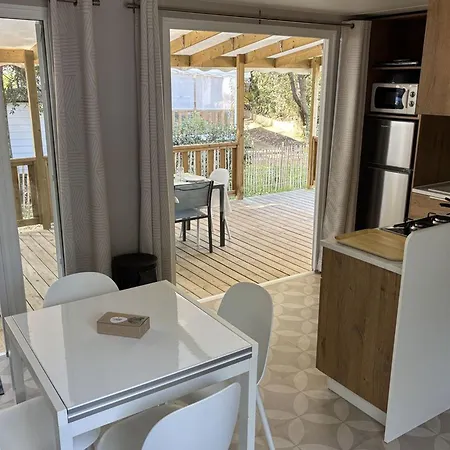 Mobil-home Confortable, Animaux Ok - 6 Pers. - Api-1-52-2322 Kamp alanı Saint-Hilaire-de-Riez